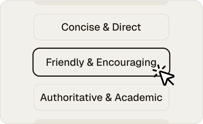 Tone and Communication Style